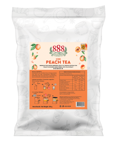 888 Iced Peach Tea