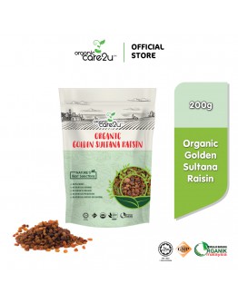 Organic Care2u Organic Sultana / Golden Raisin